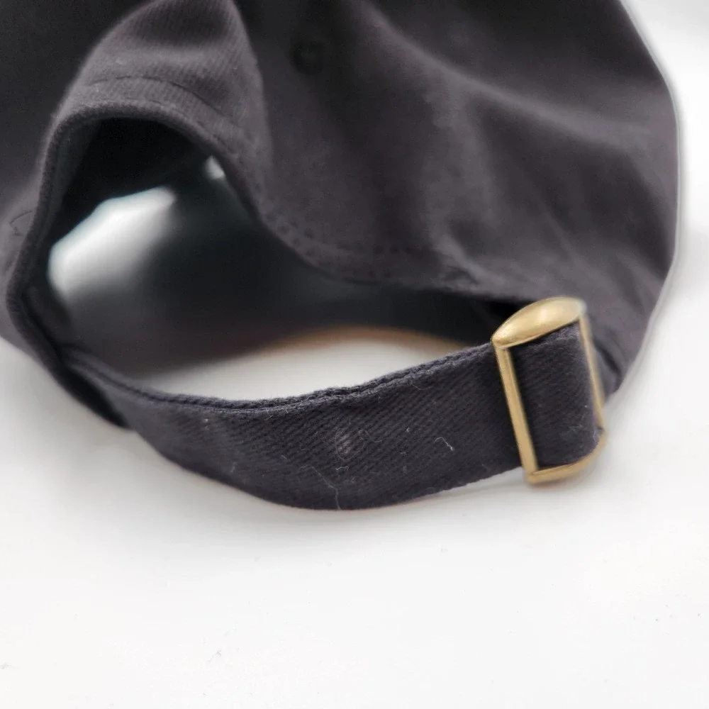 Jack‎ Daniels Embroidered Black Cap One Size Fits All Cotton Adjustable Strap